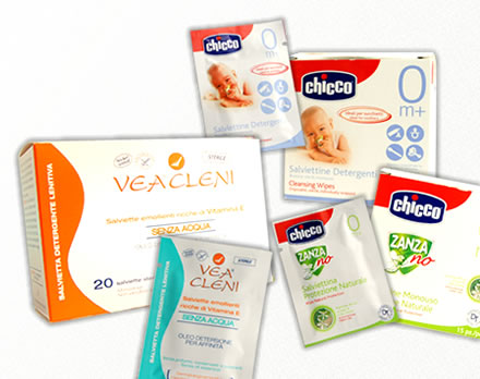 Salviette detergenti/cosmetiche