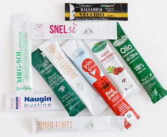 Stick pack contenenti integratori